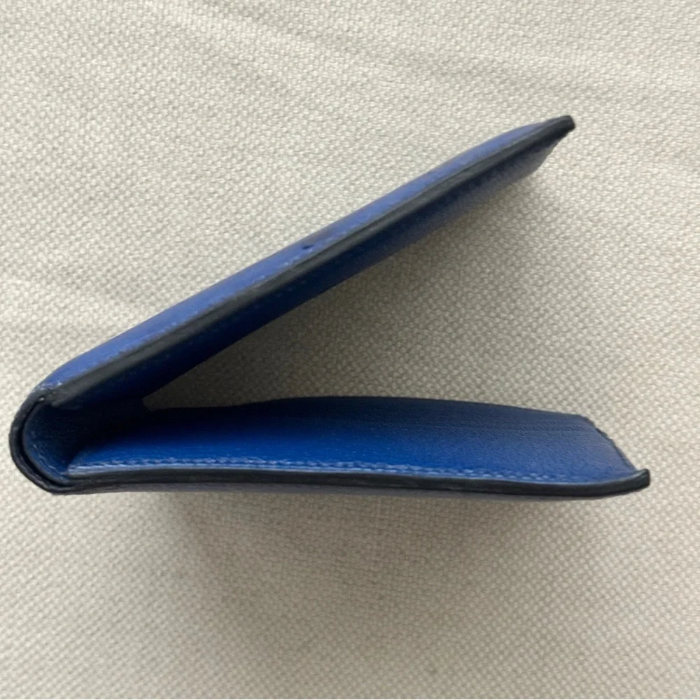 RARE🔹Hermes🔹Portefeuille MC2 Copernic Exotic Ostrich Leather Bifold Wallet